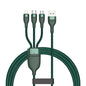 Fast Charging 3-in-1 USB Data Cable