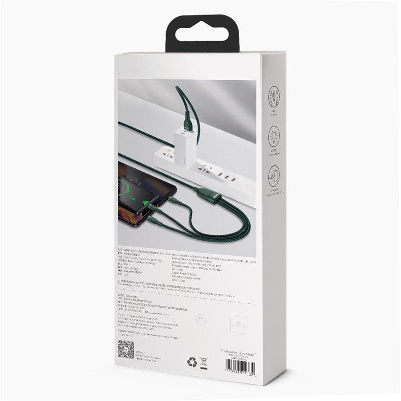 Fast Charging 3-in-1 USB Data Cable
