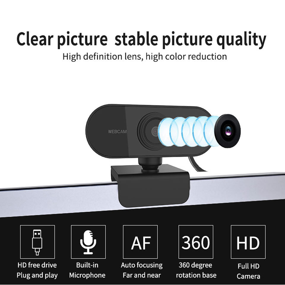 HD Microphone Rotatable Webcam