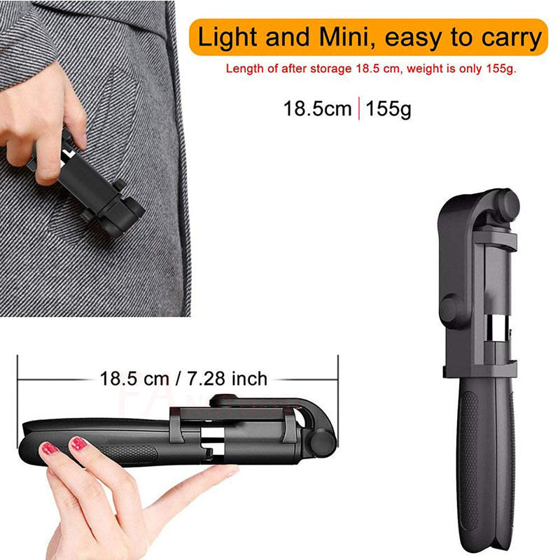 Universal Bluetooth Tripod Selfie Stick
