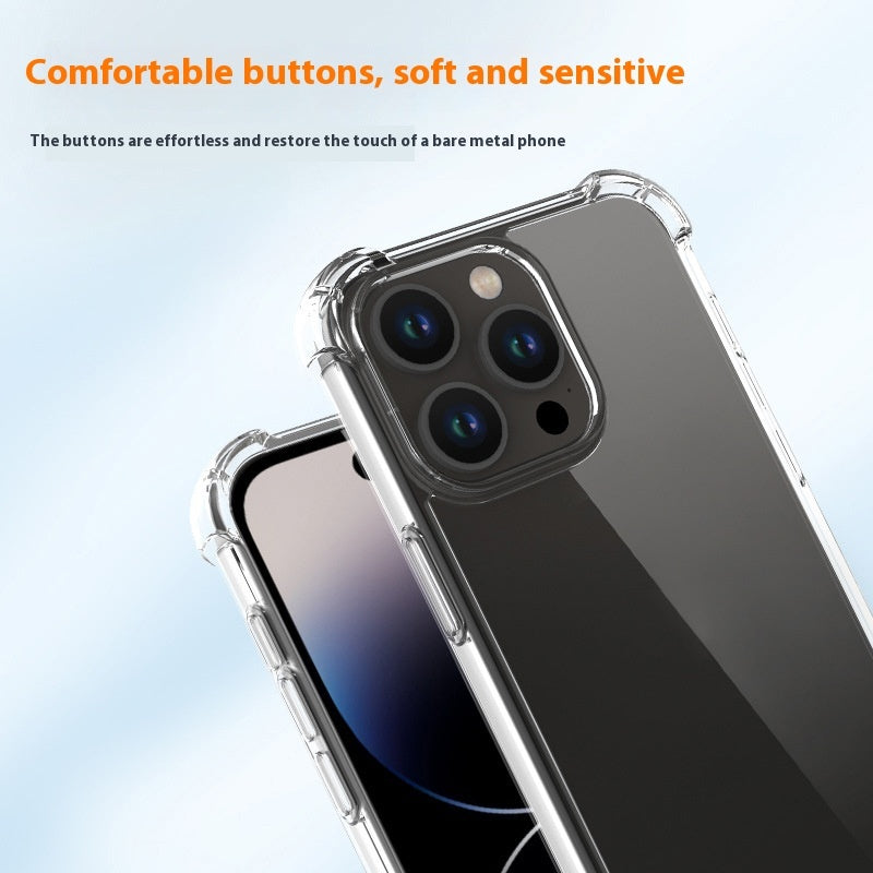 Transparent Phone Case – Drop-Resistant & Sleek Protection